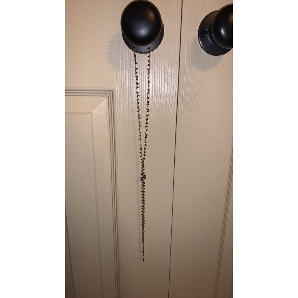 Long tie necklace